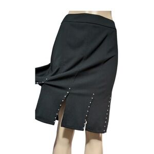 GILANI Black Embellished Elegant Skirt Size 12